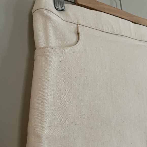 NWT Micaela Greg Natural Denim Wrap Skirt - Picture 15 of 16